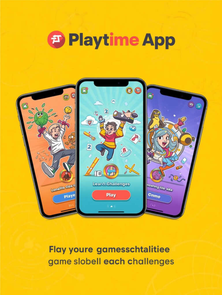 Do 3 challenges in 3 games in the Playtime App!
