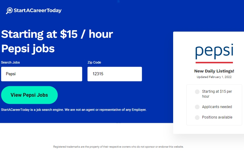 StartACareerToday - Pepsi